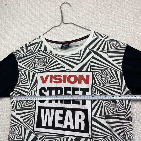 Y2K Vision Street Wear Psychedelic's Geometric AOP T-Shirt Mens Size M SK8 - Picture 8 of 15